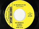 Northern Soul 45 - Dramatics - All Because Of You/If You Haven't - Sport VG+ mp3