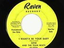 Northern Soul 45 - Gene & The Team Beats - I Want'a Be Your Baby - Raven - mp3