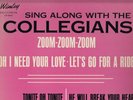 Collegians . Sing Along with . Zoom-Zoom-Zoom . Doo Wop R&B . Winley LP