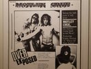 Motley Crue - Over Exposed (LP, UK, 1985) Mötley Crüe. Super Rare