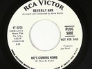 Northern Soul 45 - Beverly Ann - He's Coming Home - RCA Victor - VG++ mp3