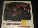 Nirvana rare '94 USA 1st press LP MTV Unplugged In New York on DGC + sticker NM