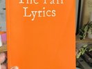 The Fall Lyrics Book First Edition / Very Rare/ Last One