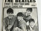THE BEATLES, I WANT TO HOLD YOUR HAND, PICTURE SLEEVE NO 45 RECORD, 1964