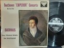 BEETHOVEN Emperor Concerto Backhaus UK Decca LP SXL 2179 2E, 2E