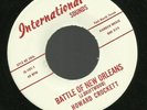 HOWARD CROCKETT Battle of New Orleans Orig. INTERNATIONAL 45 TEEN ROCKABILLY 50s