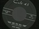 BARRY DARVELL Seek and you will find Orig. COLT Label 45 TEEN ROCKABILLY 50s