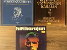 Beethoven Sämtliche Streichquartete Vinyl Box 10 LPs, Karajan 9 Symphonien 8 L