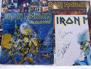 Iron Maiden 1985 LPs Vinyl Live After Death Spain Press with Poster