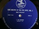 Eric Dolphy LP At the five spot vol 1 USA EARLY BLUE & SILVER Press  ++