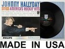 JOHNNY HALLYDAY  SINGS AMERICA'S ROCKIN' HITS LP VINYLE 33 T AMERICAIN MONO USA