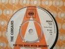 The Corsairs Pay You Back With Interest 67 UK CBS 202624 DEMO Psych Freakbeat