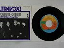 Ultravox Frozen Ones GER 7inch Vinyl Single 1977 Rare + As New Copy  Punk Wave