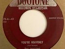 Doo Wop R&B 45 SAIGONS You're Heavenly/Honey Gee DooTone 375 HEAR Rare