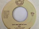 Modern Soul 45 J.S. Let's Just In Fall Love Sky Bow HEAR Rare L.A. Slowie Gem