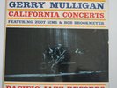 GERRY MULLIGAN-ZOOT SIMS-B.BROOKMEYER-LP-CALIFORNIA CONCERTS-ORG.PACIFIC JAZZ