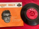 No 2 Buddy Holly EP Coral OE 9457 Tri Center NM