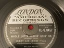 Jerry Lee Lewis 78 London Records HL-S.8457 Whole Lotta Shakin/ It’ll Be Me EX