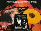 Yellow SAMHAIN FINAL DESCENT colored vinyl lp alternate cover w/ insert Misfits