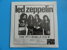 LED ZEPPELIN 1975 WORLD TOUR 2 LP SEALED MINT RARE BLACK & WHITE LAMINATED COVER