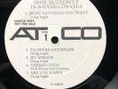 Iron Butterfly In a Gadda Da Vida White Label Promo Mono Plus 3 Band Autographs