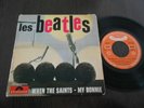 THE BEATLES VERY RARE FRENCH EP WHEN THE SAINTS POLYDOR 21914 1964