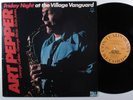 ART PEPPER Friday Night At The Village Vanguard CONTEMPORARY LP VG+