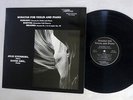DAVID ABEL,JULIE STEINBERG BRAHMS SONATA NO.1 WILSON AUDIO W-8722 US VINYL LP
