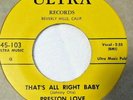 Preston Love-Thats All Right Baby b/w Ali Babas Boogie-Ultra#103-(R&B)-7