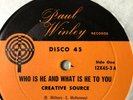 Creative Source / Harlem Underground Band - Who is He and What Is He To You 12