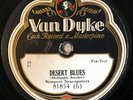 VAN DYKE 81854 ; CLIFF JACKSON as NEWPORT SYNCOPATORS Desert Blues NICE