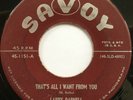 LARRY DARNELL That's All I Want/Who Showed My Baby MAMBO R&B DOO WOP 45 Savoy