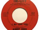 ALBERT JONES I Do Love You / You Must Be A Blessing 45rpm 1971 Crossover Soul