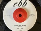 Halloween Rockabilly 45 Kip Tyler - She's My Witch HEAR  Ebb