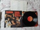 Queen Sheer Heart Attack  Vinyl  ex/ex 1974 3U / 4U with Lyric sleeve & Inner