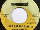 DOLLY PARTON Busy Signal NORTHERN SOUL PROMO 45 Monument hear