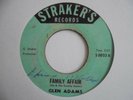 GLEN ADAMS Family Affair STRAKER'S Murder  Soul Cover + Roots Reggae 7