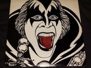 Kiss: 7'' U.K. Import 45 (I love It loud) 1982  Rare moving cut out