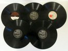 (5) FOLK SONGS RECORDS 78RPM ACTIVIST PROTEST WOODY GUTHRIE JOSH WHITE +