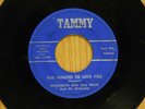 Monorays With Tony March n his Orchestra 45 Five Minutes To Love you on Tammy
