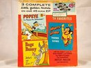 Popeye, Mighty Mouse & Bugs Bunny Golden 3 On 1 Record, 45 RPM 1958