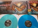 IRON MAIDEN - LEGACY OF THE BEAST IN BRAZIL - LIVE IN RIO AQUA BLUE WAX+OBI MINT