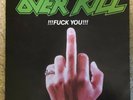 OVERKILL  Fuck You  Vinyl LP 1987 Megaforce Carol-1345 VG+