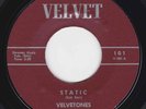 RARE SURF GARAGE 45 - The Velvetones - Static / Doheny Run - Velvet 1964 VG++