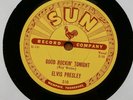 ELVIS GOOD ROCKIN' TONIGHT SUN 210 - BLACK VINYL REPLICA LIMITED EDITION 78rpm