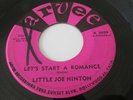 RARE-ORIGINAL NORTHERN SOUL-ARVEE 5029-LITTLE JOE HINTON-LETS START A ROMANCE-45