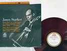 JANOS STARKER BACH CELLO SUITE NO.4&6 ANGEL AA-7018 Japan FLIPBACK COVER RED LP