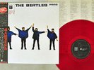 BEATLES HELP EMI/ODEON EAS-70134 Japan OBI RED CLEAR VINYL VINYL LP