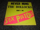 NEVER MIND THE BOLLOCKS HERE'S THE SEX PISTOLS 1977 UK LP ALBUM (V2086 A7-B5)