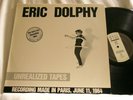 ERIC DOLPHY Unrealized Tapes Paris 1964 Donald Byrd Nathan Davis Jack Dieval LP